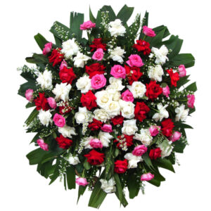 Coroa de Flores Rosas 24H 01